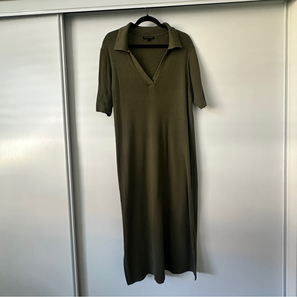 BANANA REPUBLIC T-SHIRT DRESS WITH SIDE SLITS